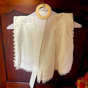 Zimmermann
June Belted Linen Shorts and belt